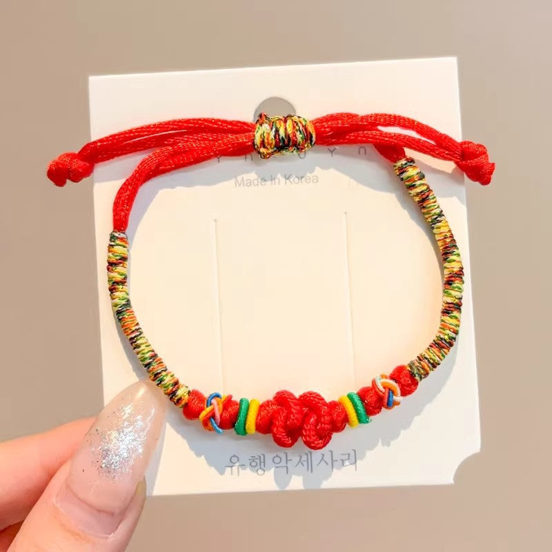 Dragon Boat Festival Colorful Rope Hand Woven Line Holiday Gift Bracelets