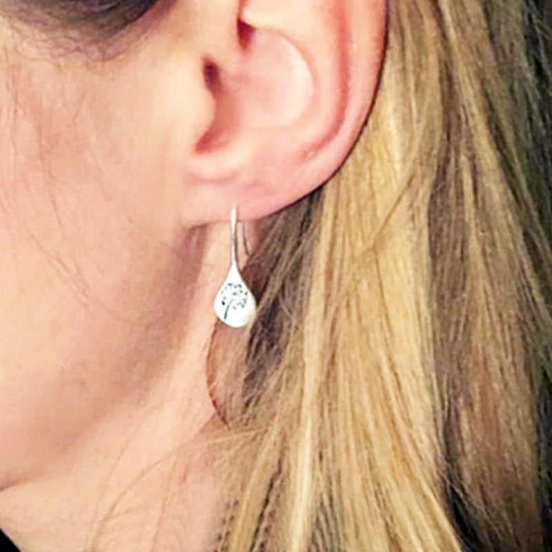Flower Asymmetric Design Sense Mori Style Graceful Ear Hook