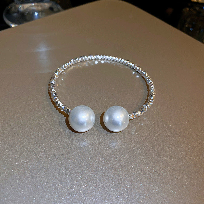 Pieces Of Sier Pearl Opening Light Luxury Minority Personalized Clavicle Necklaces