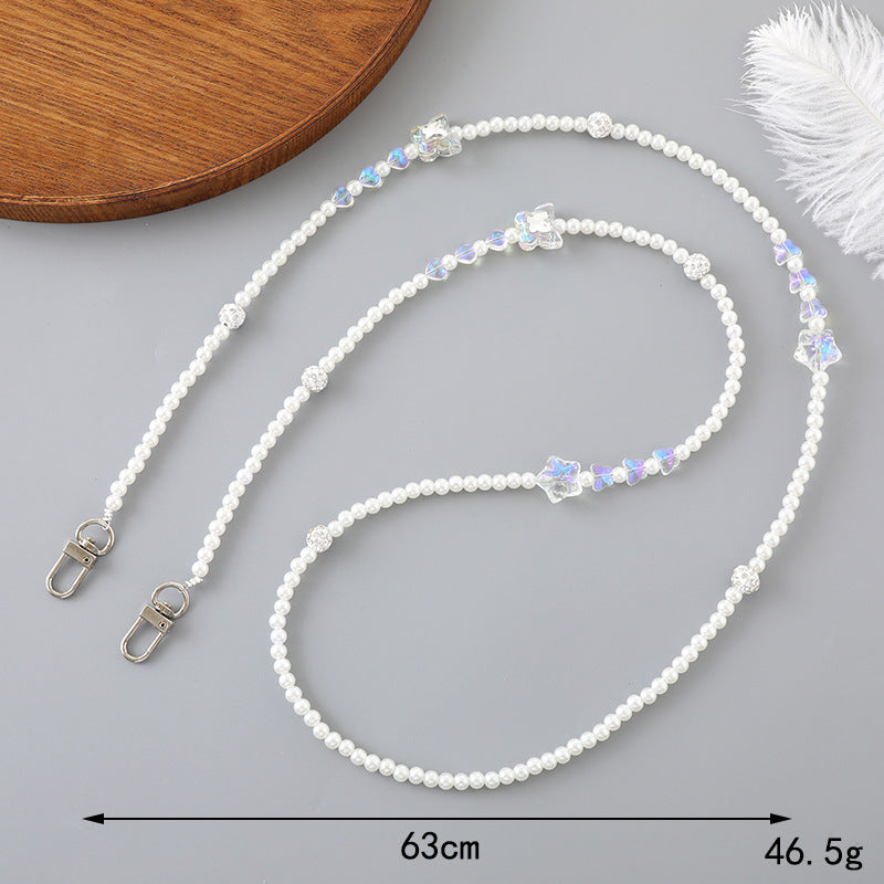 Phone Case Lanyard Handmade Beaded Bag Hanging Ornaments