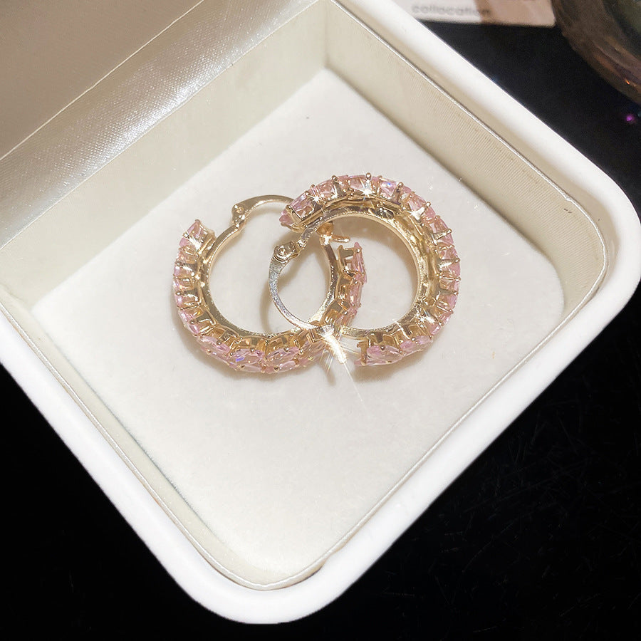Shiny Wheat Ear Clip Light Luxury Fashion Delicate Earrings