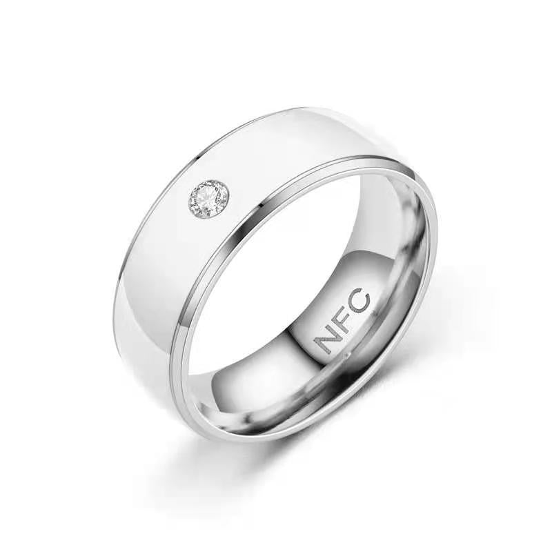 Steel Smart Access Card Bus Pass Rings