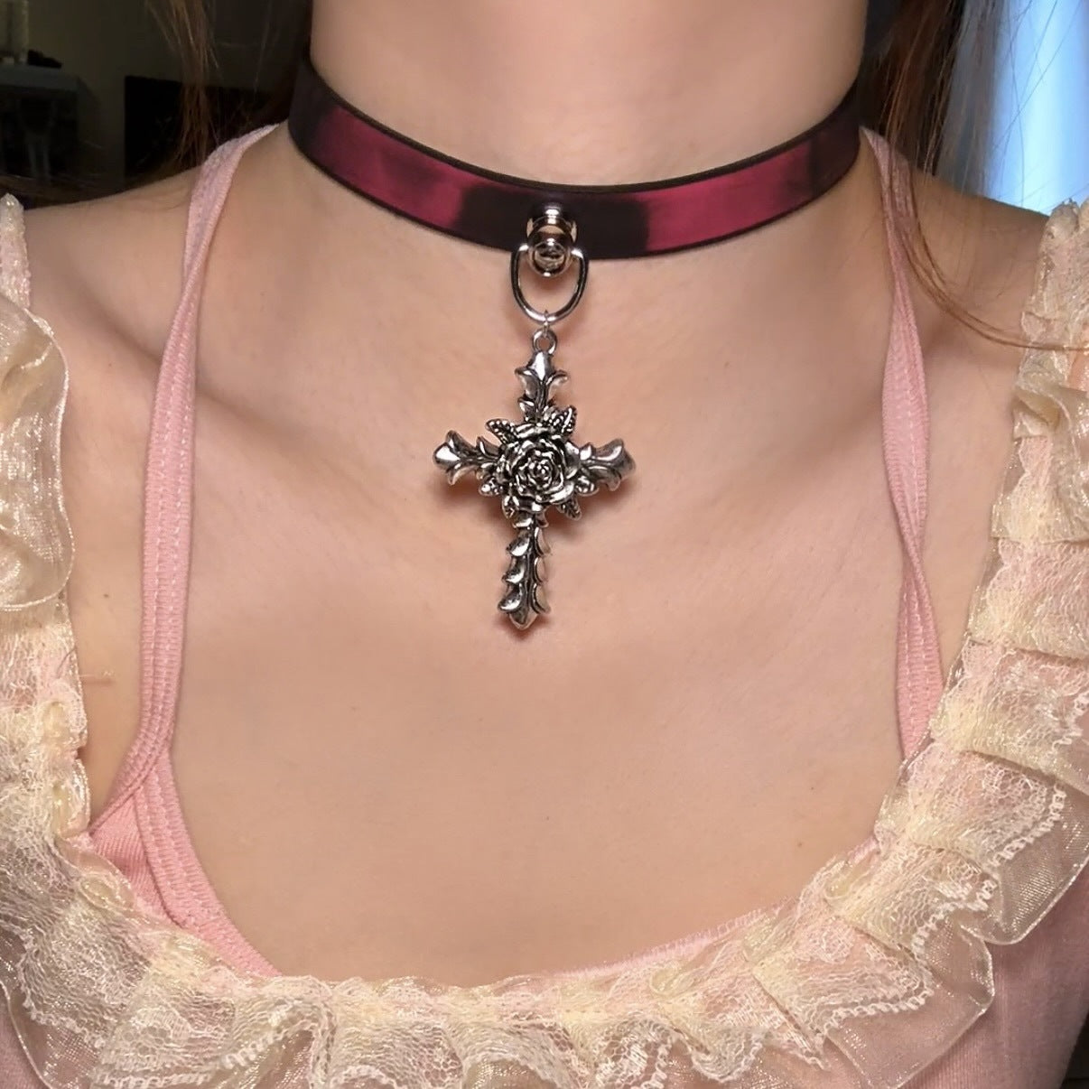 Paw Hot Soft Leather Trendy Cool High-grade Collar