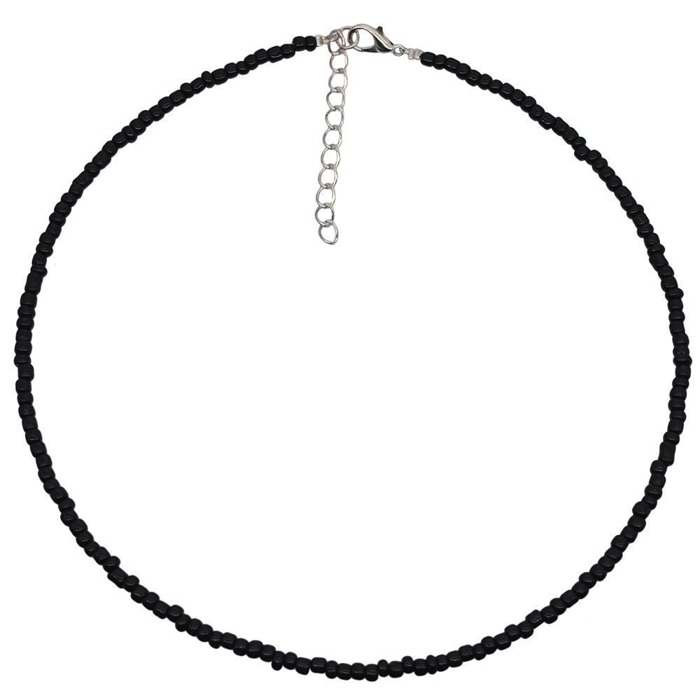 Women's Clavicle Chain Sweet Personalized Color Bead Handmade Beaded Necklaces