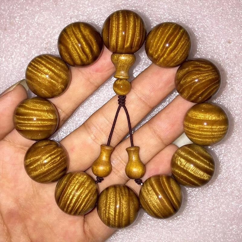 Women's & Men's Wooden Prayer Beads Jin Nan Submerged Wood Bracelets
