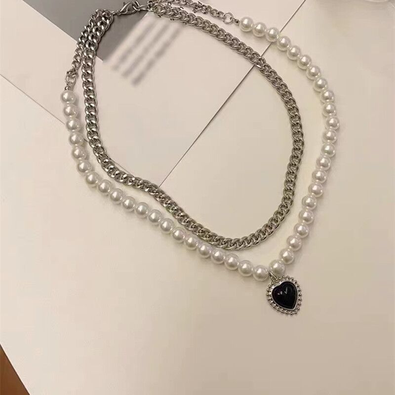 Layer Twin Clavicle Chain Cold Style Necklaces