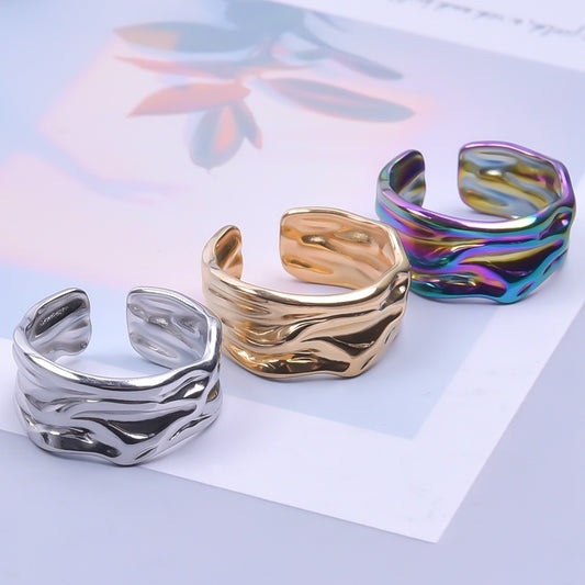 Cold Wind Niche Simple No Color Rings
