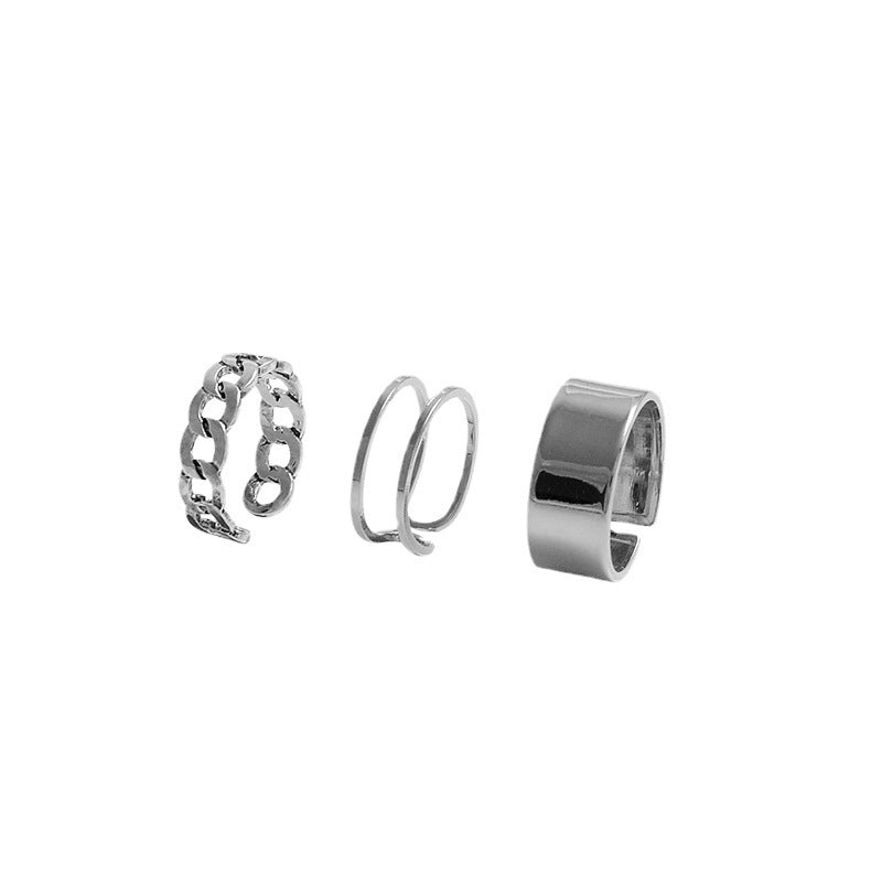 Hip Hop Open Adjustable Index Finger Knuckle Cold Wind Rings