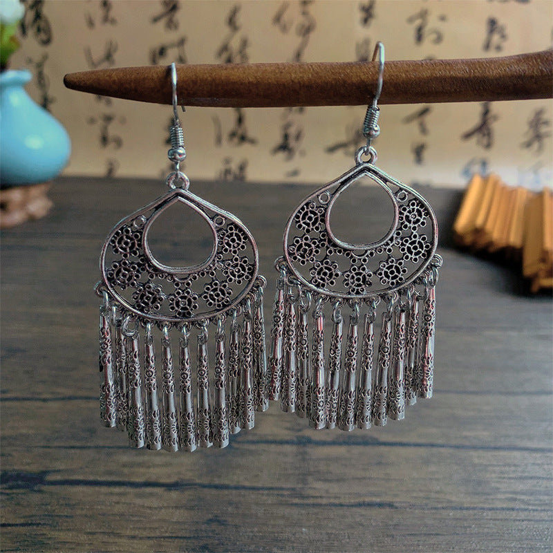 Yunnan Minority Female Retro Temperament Nostalgic Earrings