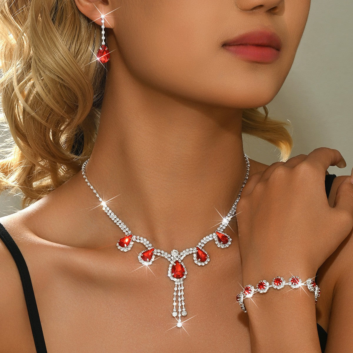 Women's Drop Ear Retro Elegant Affordable Luxury Fashion Jewelry Set