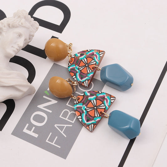 Ethnic Long Vintage Featuring Artistry Crafted In Earrings