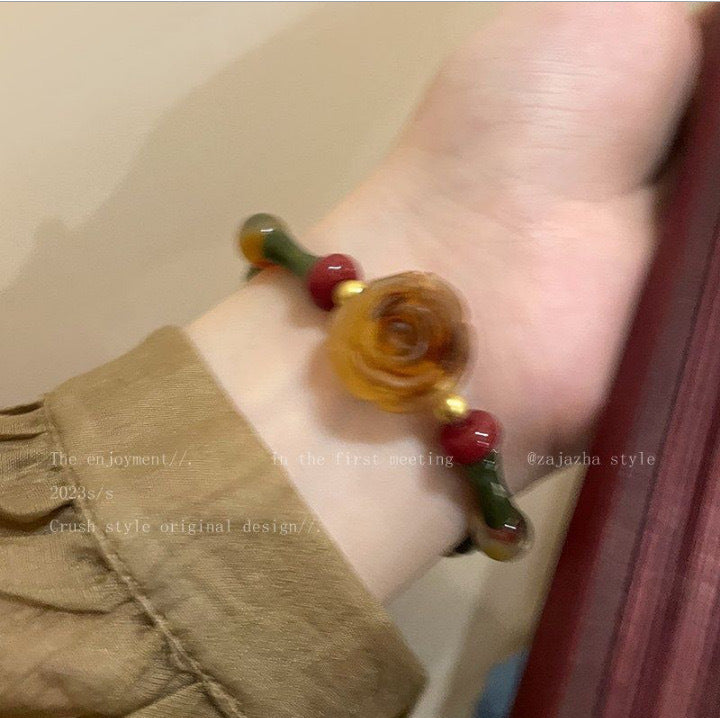Flower Dream Romance Fairy Wind Dance Couple Feeling Handmade Gift Bracelet