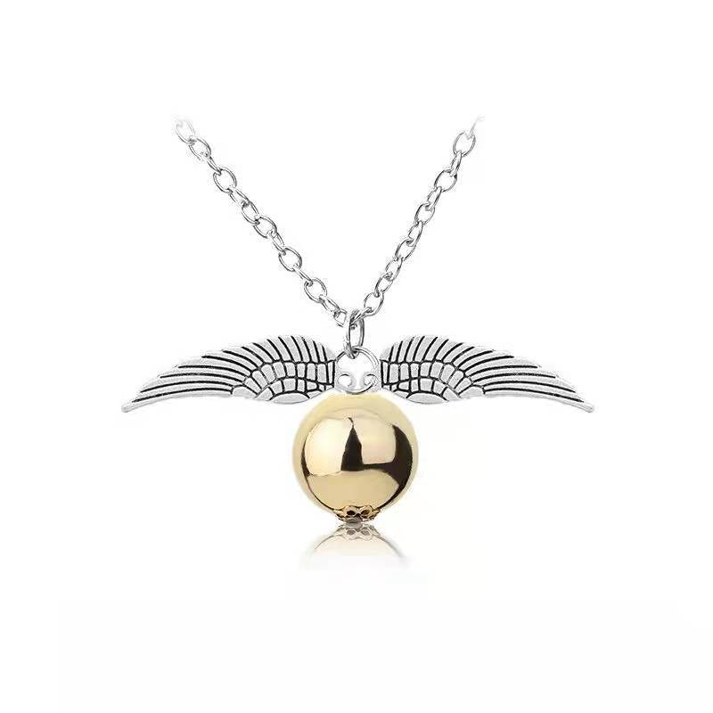 Elegant Peripheral Harry Potter Golden Snitch Necklaces