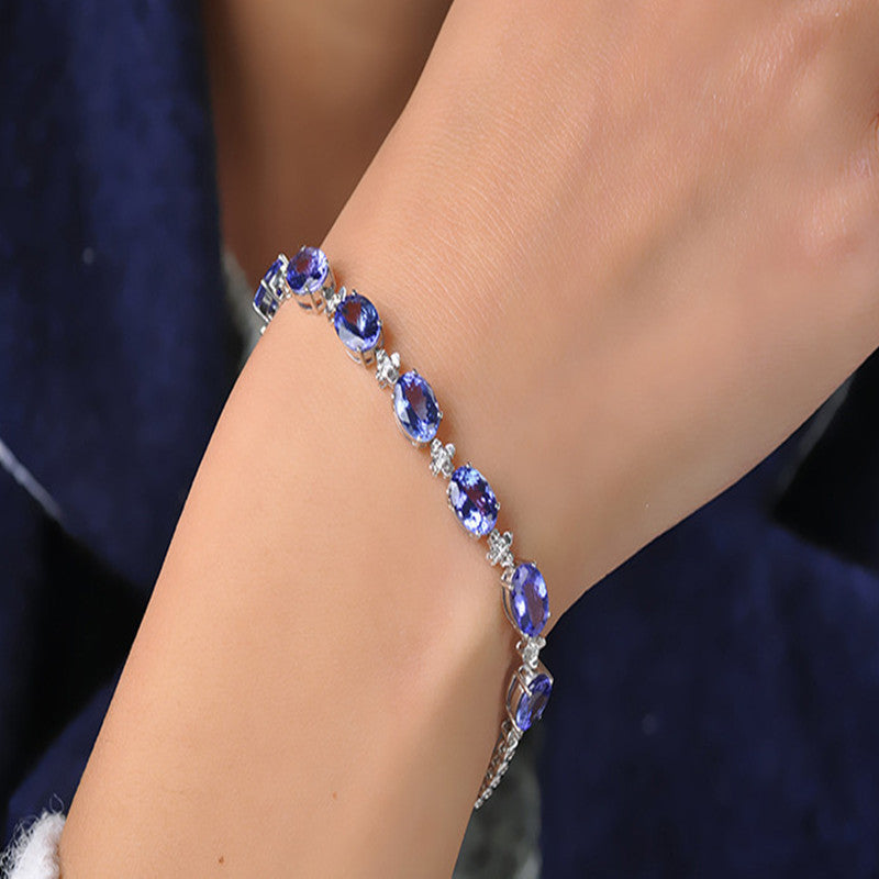 Colored Gems Series Creative Sapphire High Bracelets