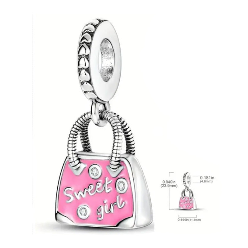 La Pink Painting Oil Spot Drill Bracelets