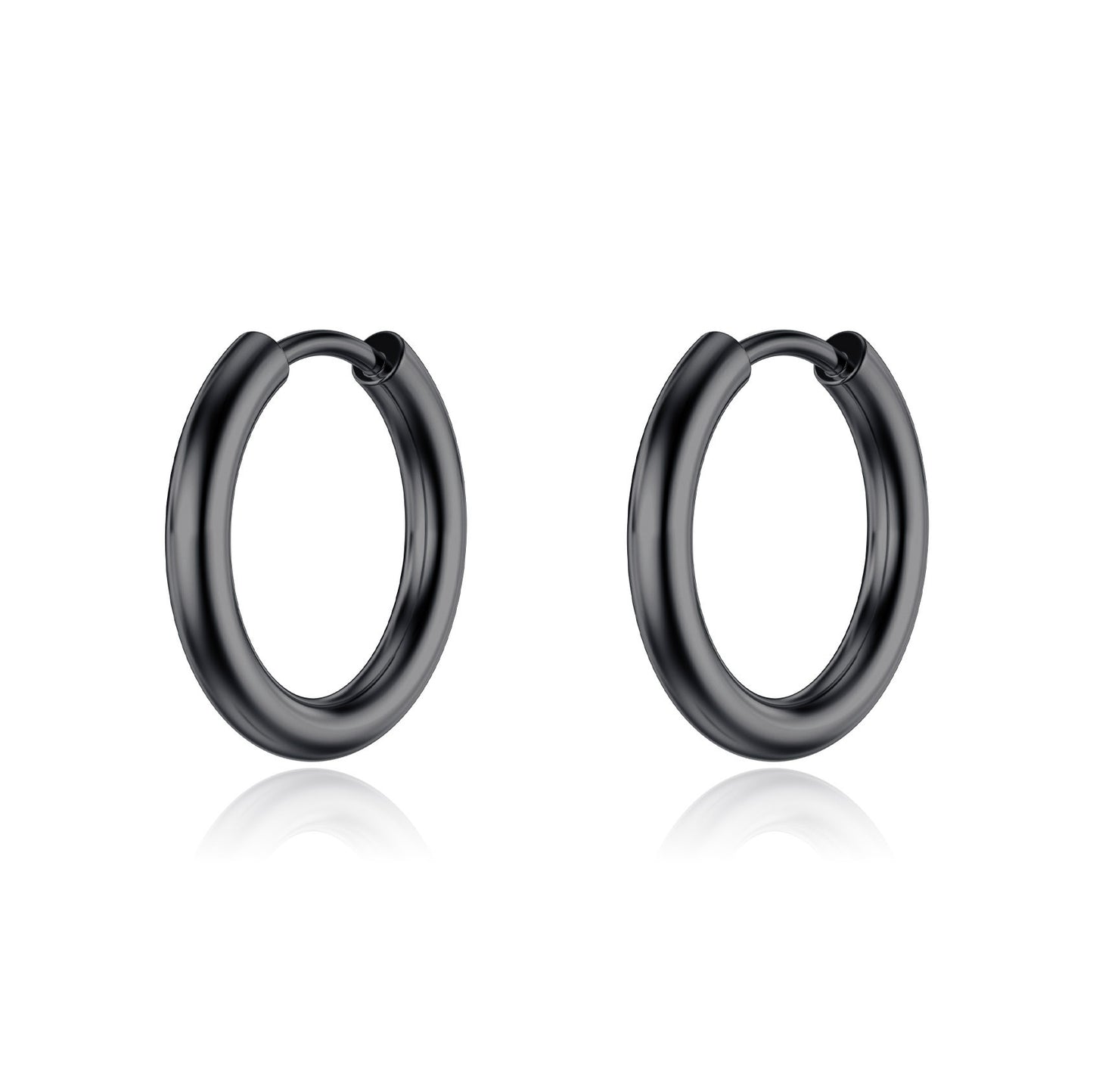 Electroplated Fashion Ear Clips Circle Pointed Cone Bone Earrings