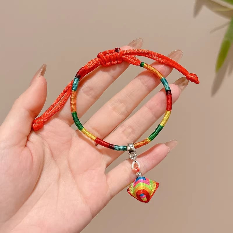 Dragon Boat Festival Colorful Rope Hand Woven Line Holiday Gift Bracelets