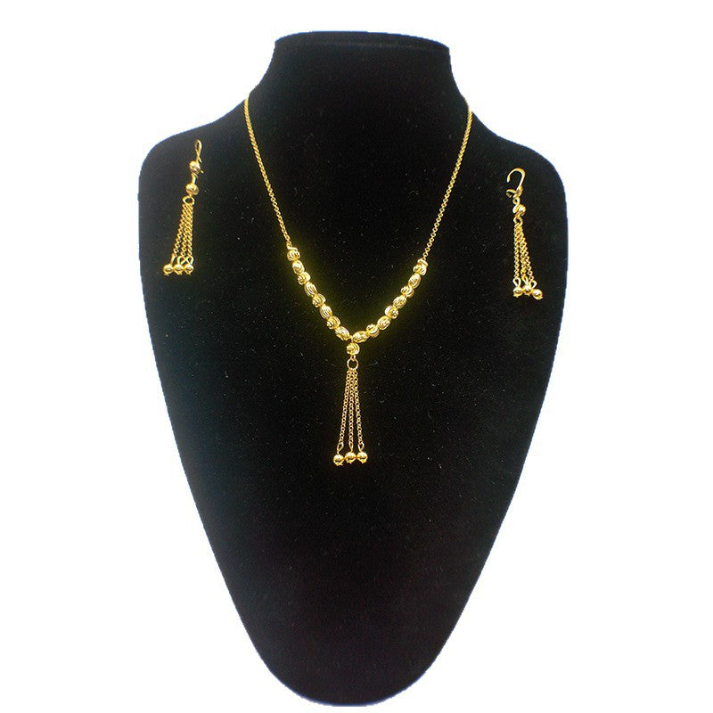 Women's Simple Daily Commuter Wear Accessory Gold-plated Jewelry Set