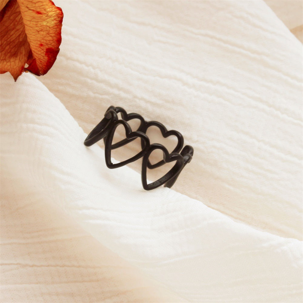 Female Niche High Sense Affordable Luxury Fashion Personalized Cold Rings