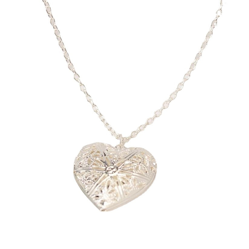 Love Frame Box Openable Sweater Chain Necklace
