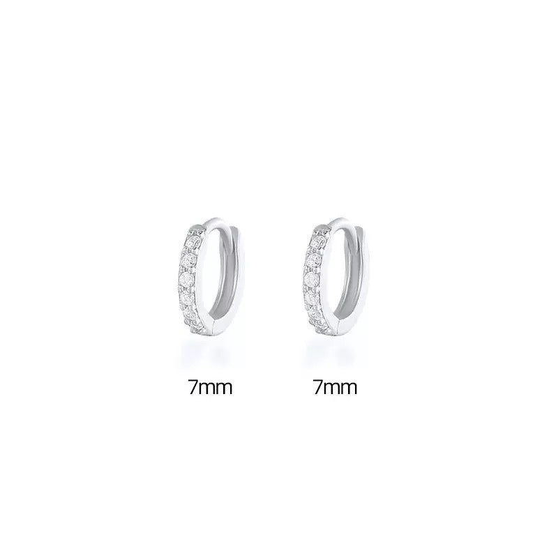 Women's Ear Clips Micro Inlaid Zircon Design Sense Earrings