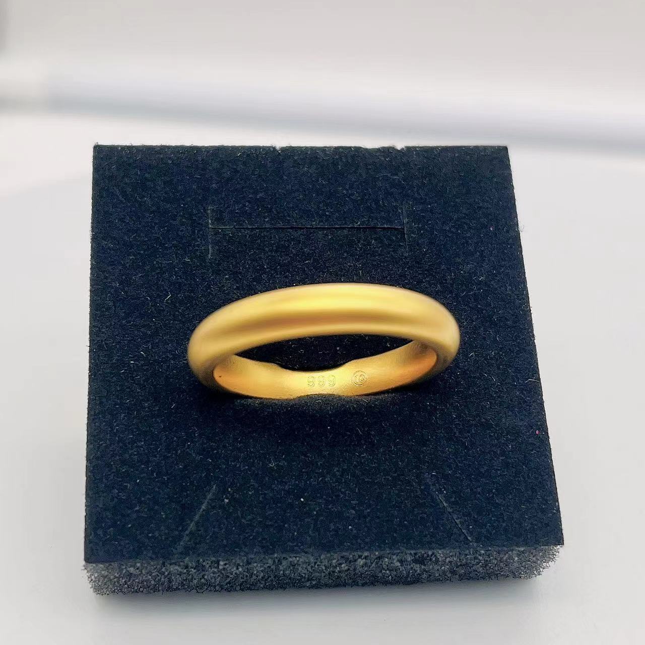 Gold Ancient Heritage Female Light Luxury High Sense Rings