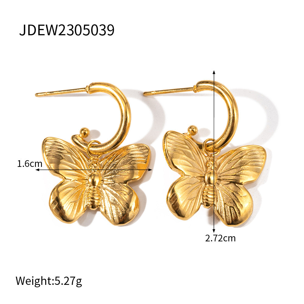 Gold Butterfly Suit Series Medieval Special Rings