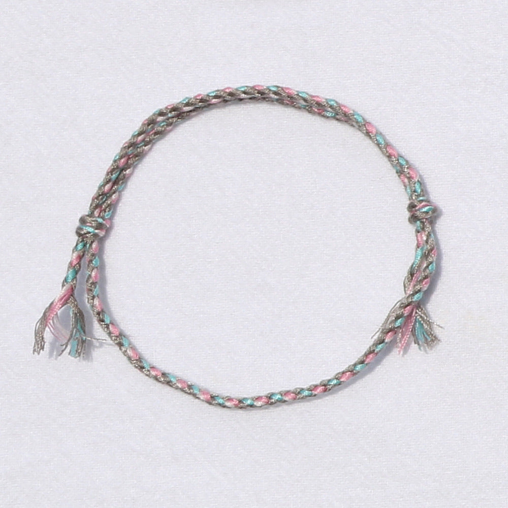 Hand-woven Tibetan Hand Rub Thread Carrying Bracelets