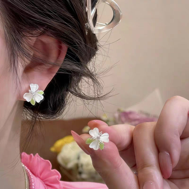 Pin Warm Spring Mori Style Green Rings