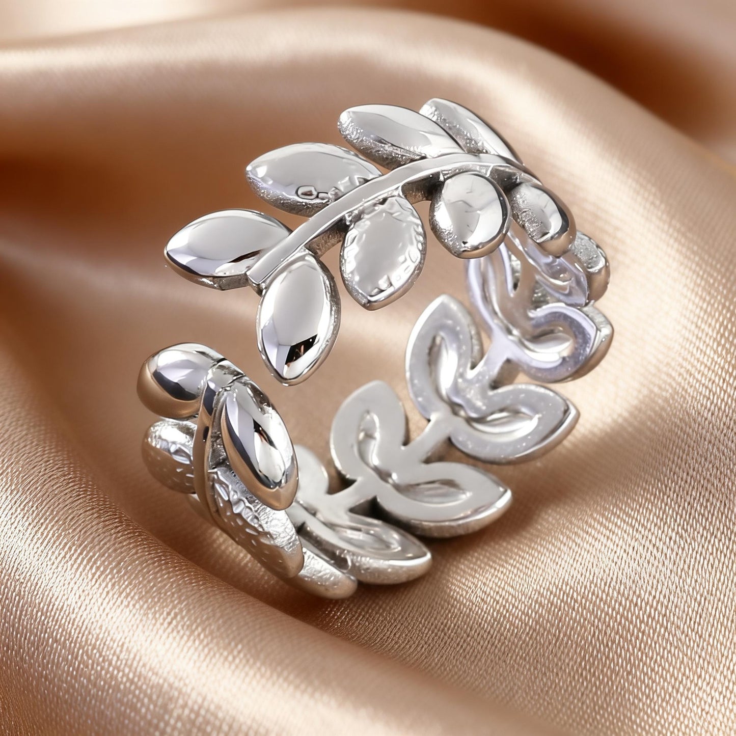 Steel Open-end Niche High-grade Fashion Trend Affordable Luxury Style Ring