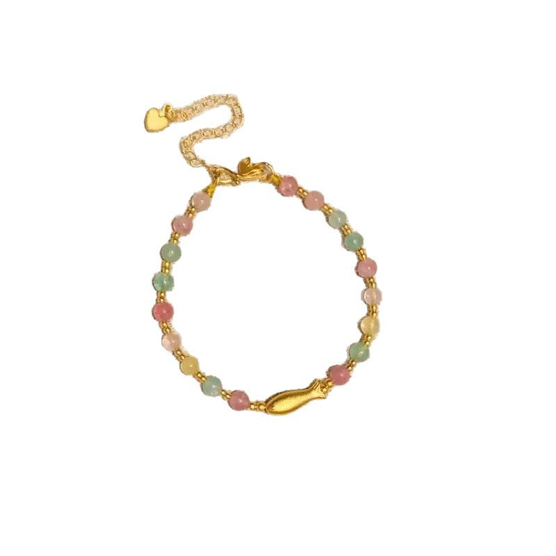 Beaded Small Goldfish Simple Fashion High-grade Bracelet