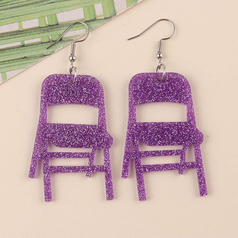 Large Chair Acrylic Ear High Profile Fashion Rings