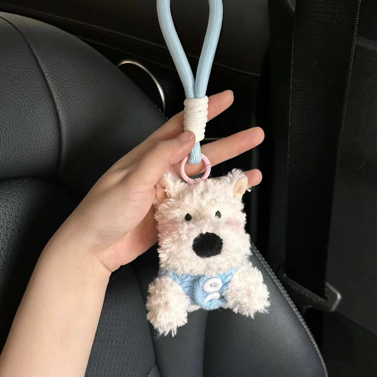 Highland Scrawled Puppy Plush Doll Backpack Cute Hanging Ornaments