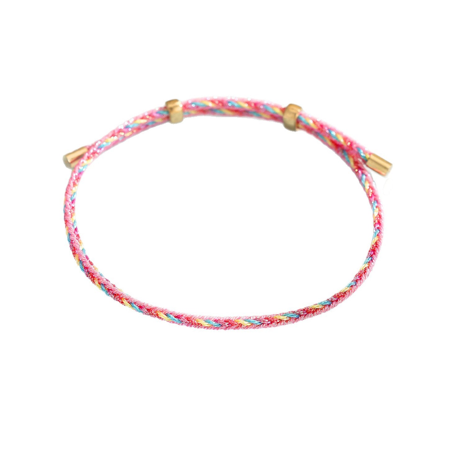 Women's & Men's Colorful Rope Hand-woven Magic Color Line Carrying Strap Bracelets