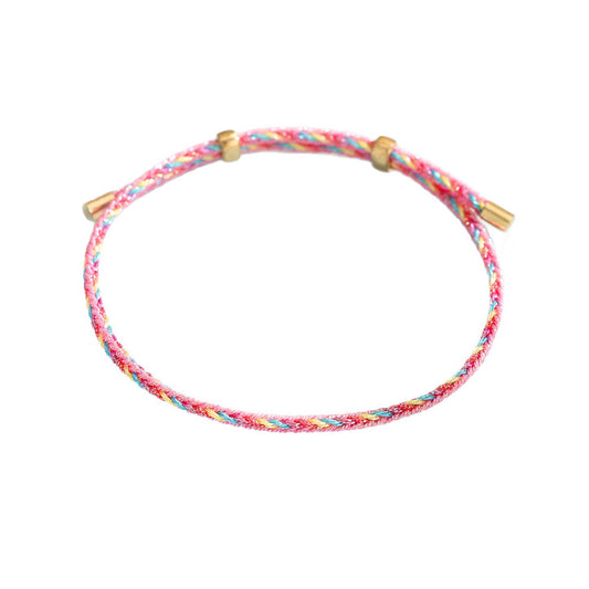 Women's & Men's Colorful Rope Hand-woven Magic Color Line Carrying Strap Bracelets