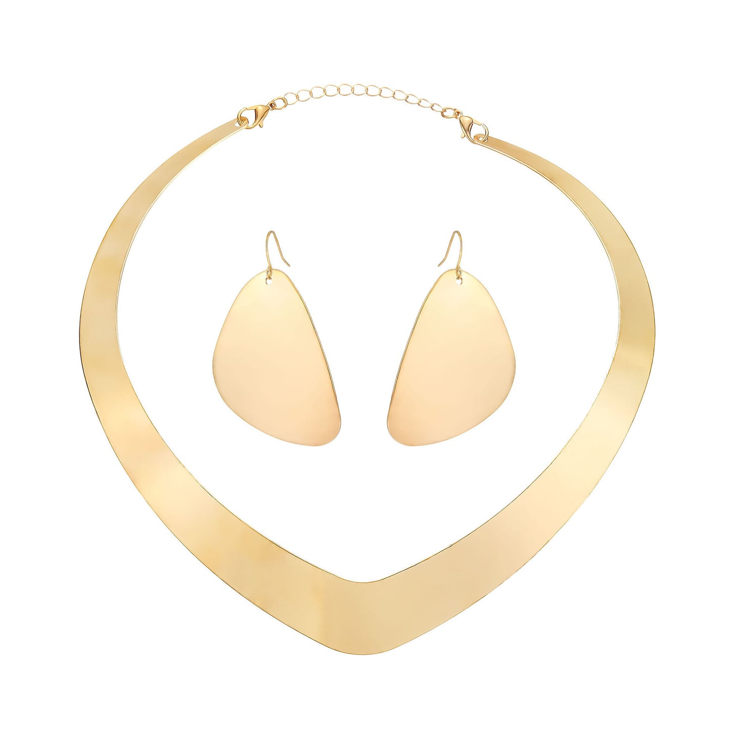 Women's Open Fashion Metal Exaggerated Suite Collar