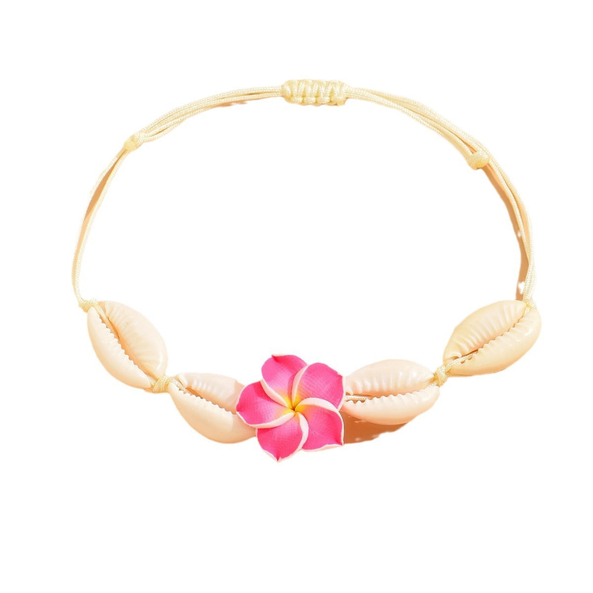 Beach Vacation Style Polymer Clay Bohemian Shell Hand-woven Navel Bracelets