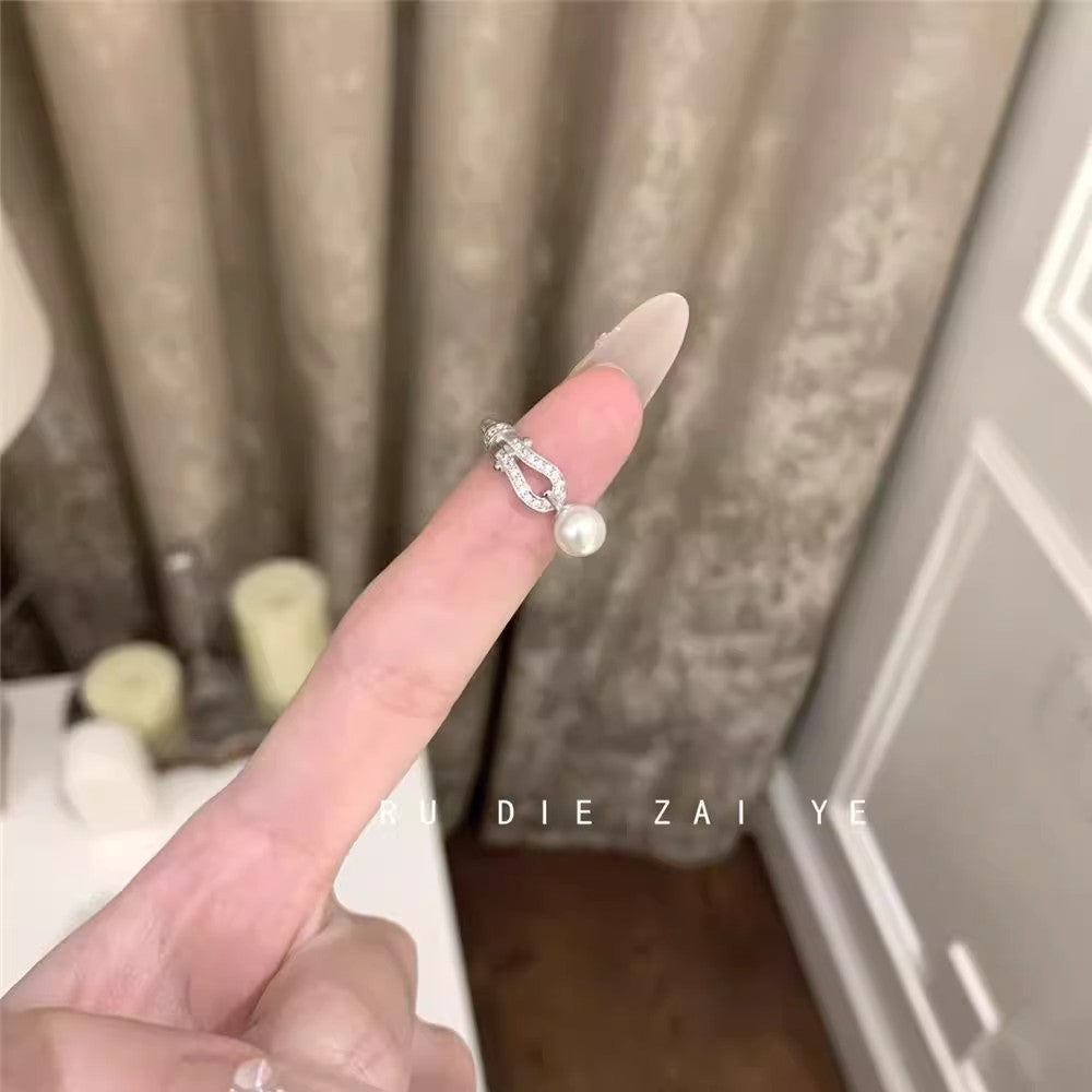 Female Style Design Affordable Luxury Fashion High-grade Open Ring