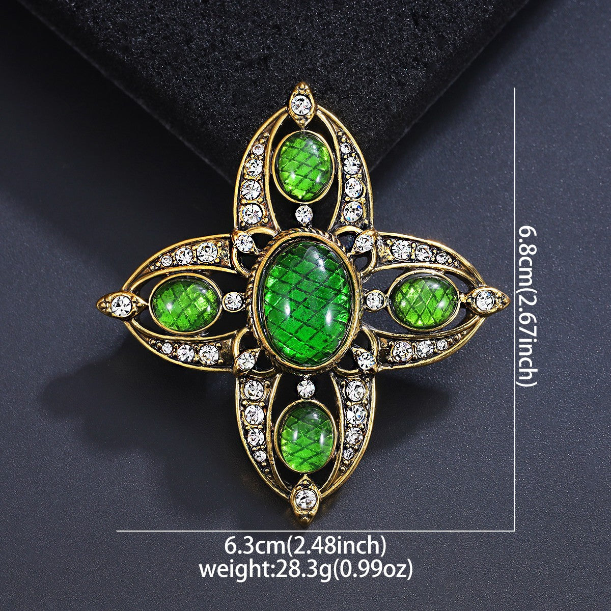 Women's & Men's Elegant Brooch Alloy Rhinestone Niche Design Business Corsage Brooches