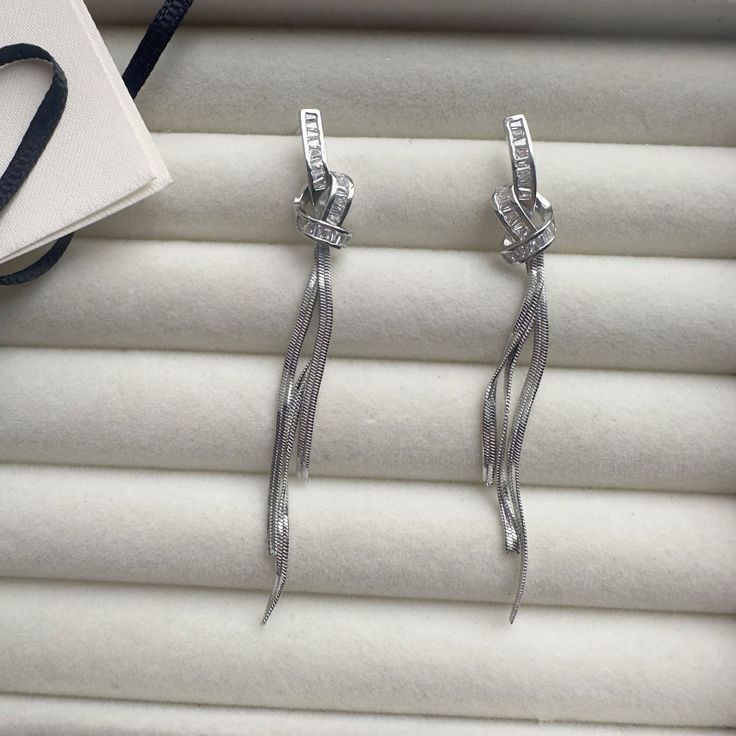 Long Tassel Light Luxury Female Temperament High Sense Earrings