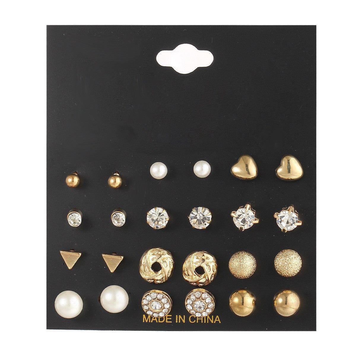 Women's Imitation Pearl Alloy Geometric Design Fashionable Jewelry Set