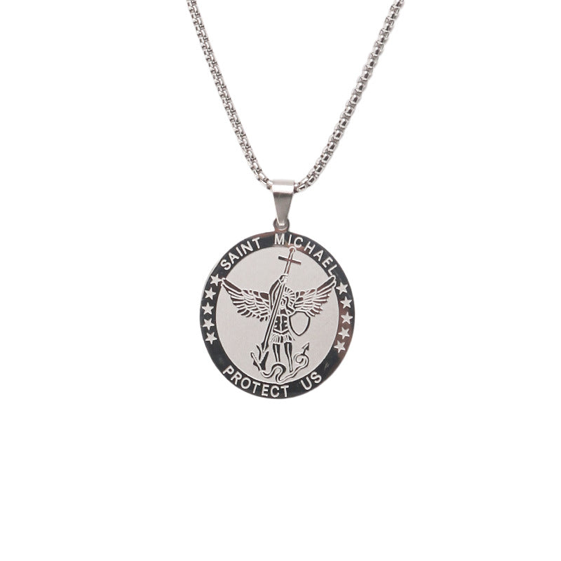 Women's Male Female Personality Fashion Medal Temperament Necklaces