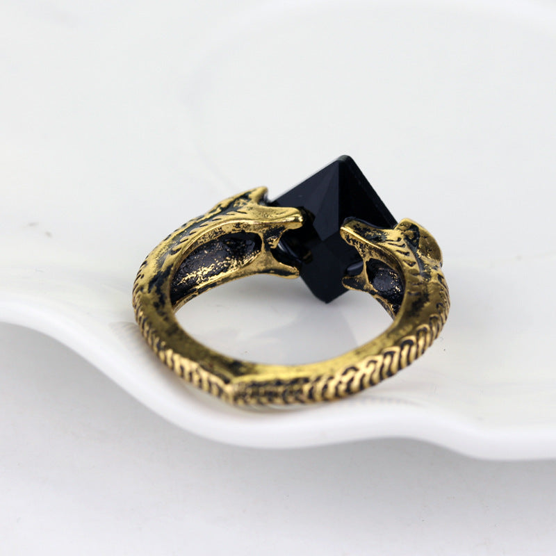 Magic Academy Resurrection Stone Deathly Hallows Ring
