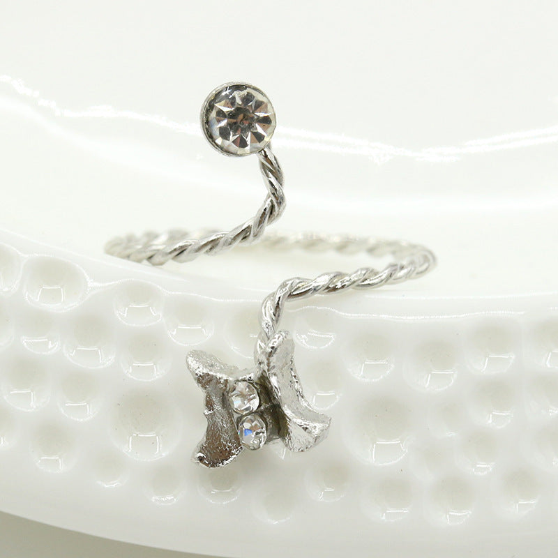 Female Niche High Sense Affordable Luxury Fashion Personalized Cold Rings