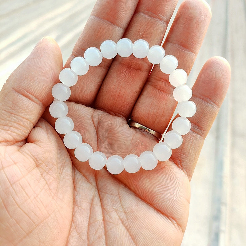 Jade Barrel Beads Gold Pi Longevity Bracelets