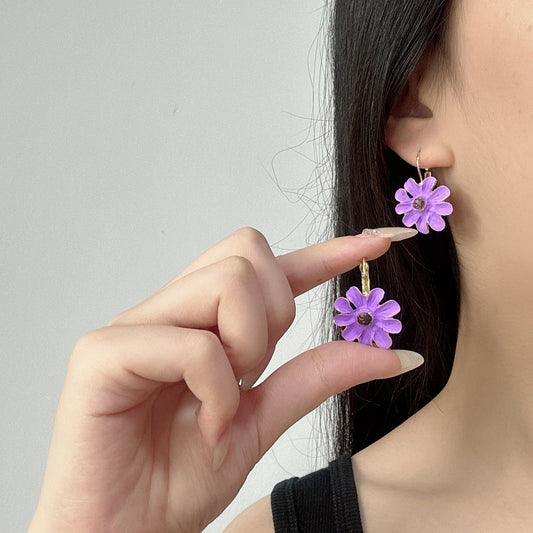 Korean Style Summer Fresh Stylish Temperament Entry Lux Earrings