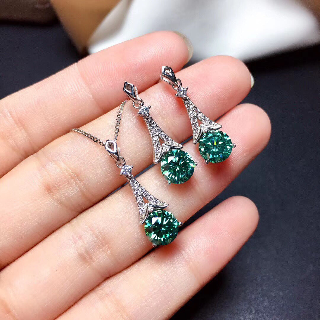Broadcast Full Diamond Karat Eight Hearts Arrows Imitation Pendants