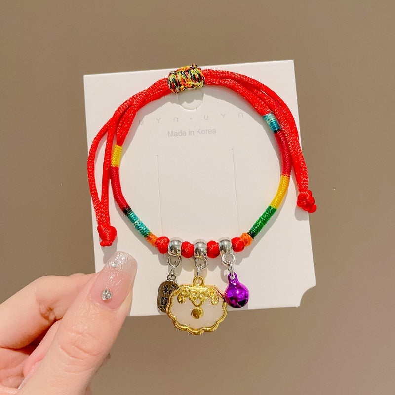 Children's Dragon Boat Festival Colorful Rope Chic Carrying Strap Batch Bracelet