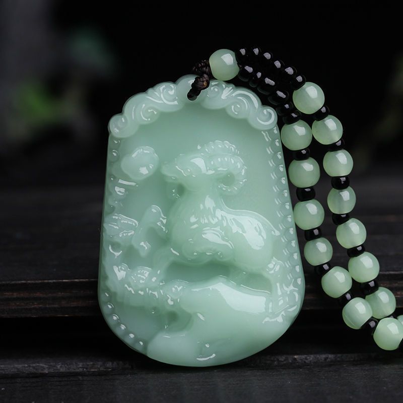 Jade Bamboo Graceful Fashionable Personalized Clothing Necklaces