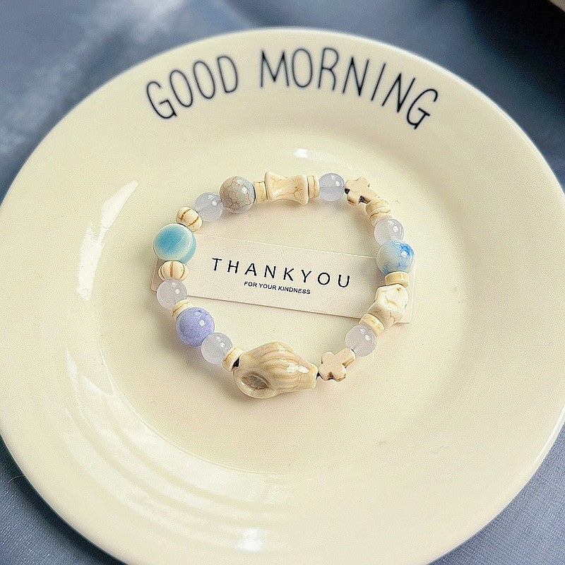 Ceramic Design High-grade Female Sweet Travel Simple Fresh Bracelet